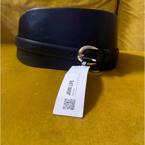 ZARA 100% LEATHER BELT